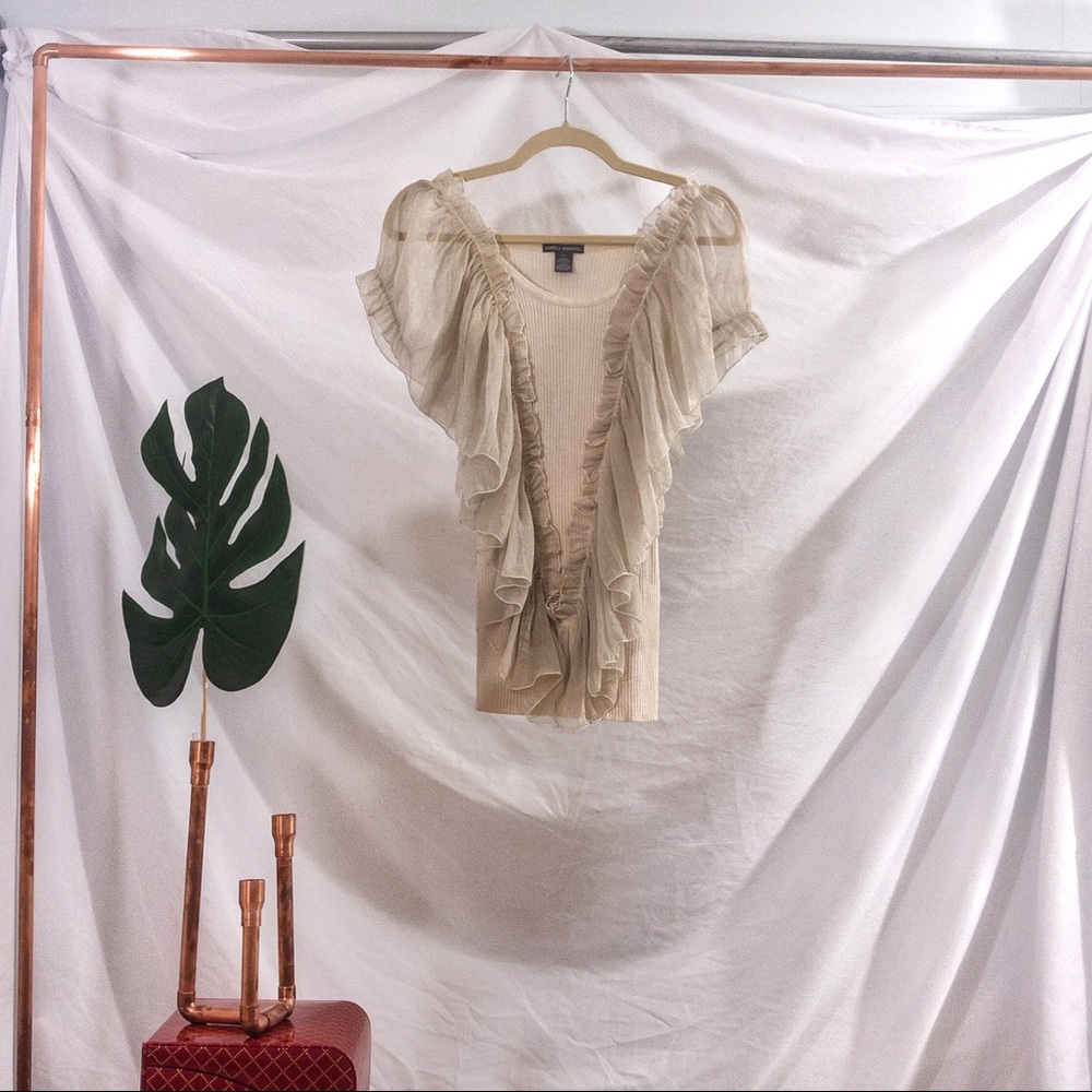 Isabella Rodriguez Cotton Woven Sweater-Shirt